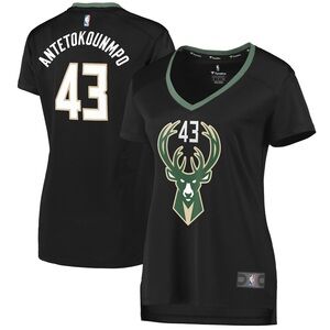 Milwaukee Bucks Giannis Antetokounmpo Fanatics Jersey Top Womens 2XL NBA